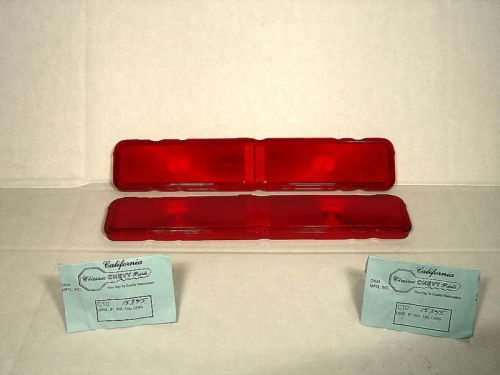 1967 camaro rs tail light, lamp lens (pair)  &#034;guide&#034; show quality