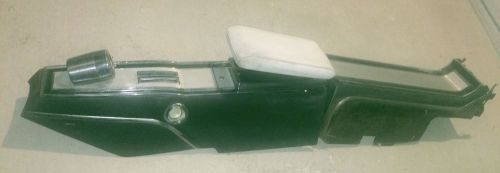 66 67 dodge charger full center console w clock &amp; harness rare set wow