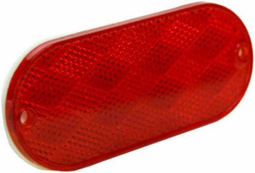 Blazer 2 pack, red, oblong self-mount reflector b278srw