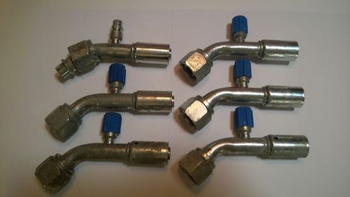 A/c hose fitting steel #10 female reduced dia with r-134a low port lot405388r