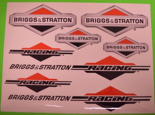 Jr dragster kart briggs stratton racing stickers animal raptor world formula