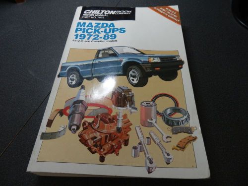 1972-1989 mazda pick-ups chilton repair manual