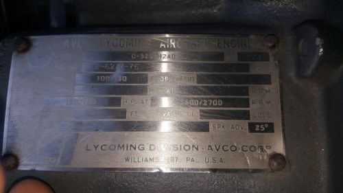 Cessna 172n, o320 h2ad, 160 hp, lycoming, engine