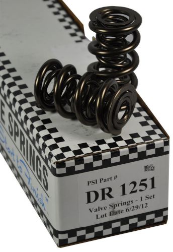 Psi dr1251 premium triple roller valve springs 1.660" 1.050" lift set of 16