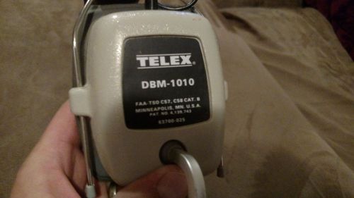 Telex dbm-1010  pilot aviation headset