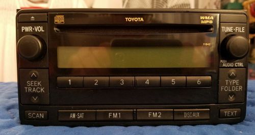 2008-11 toyota yaris sat ready oem radio (86120-52a20)