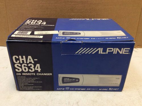 *new* alpine cha-s634 mp3 / cd 6-disc remote changer