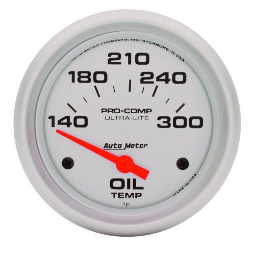 Autometer 4447 ultra-lite electric oil temperature gauge