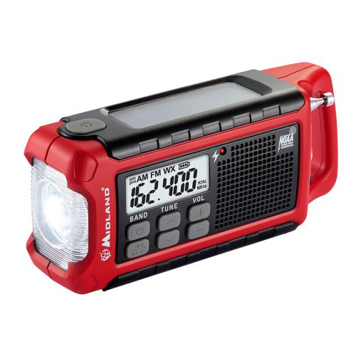 Midland er210 emergency crank radio w/am/fm/weather alert