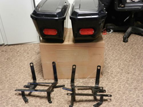 Harley-davidson nos fxrp fxr hardbags w mount brackets bumper hardware 90986-84