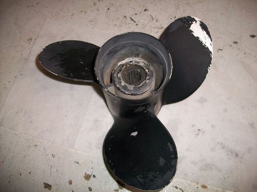 1989-94 force 150hp outboard motor  lower unit 3 bladed aluminum prop propeller