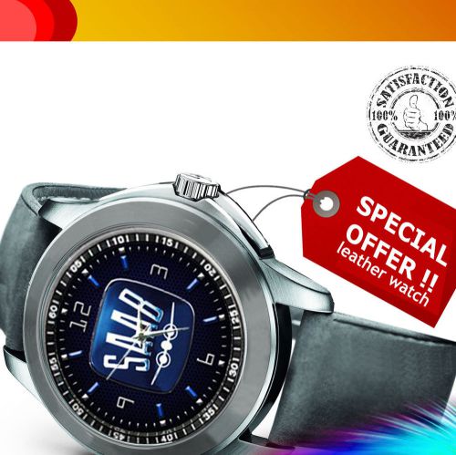 New arrival classic saab emblem sport metal watch