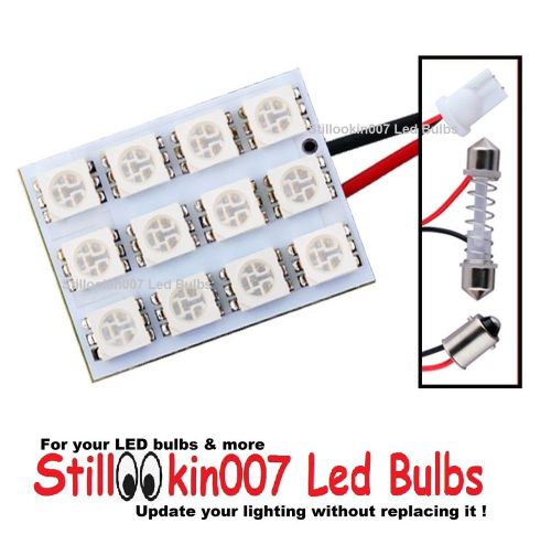1 x led panel with 12 led's for camper &amp; rv interior lights extends battery