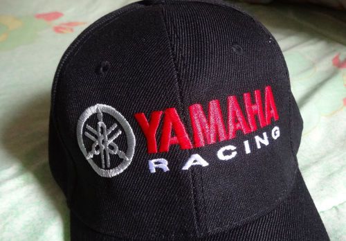 Yamaha racing baseball cap hat embroidery logo (black)