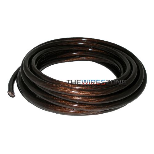 New 4 gauge 25&#039; feet wire power/ground cable black