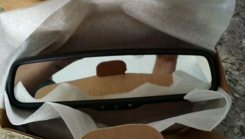 Subaru rear view mirror with compass.