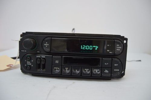 02 03 04 05 06 07 chrysler dodge jeep radio am fm cassette tested v32#034