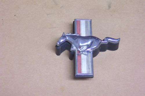 1971 1972 ford mustang front grille horse, spacer, nuts used oem