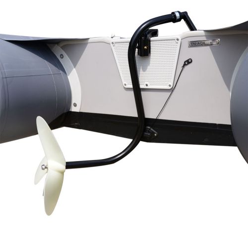 Outboard motor inflatable boat trolling motor propeller manual operated new