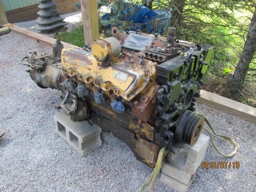 Caterpillar 3208 engine, transmission, and parts