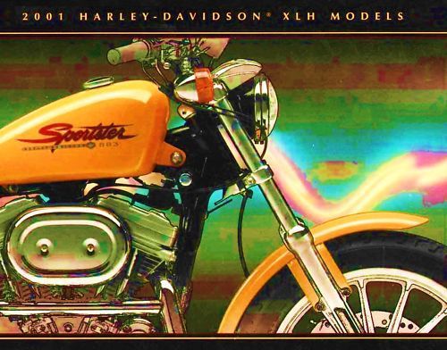 2001 harley-davidson xlh xl sportster owners manual -new sealed-xlh883-xl1200