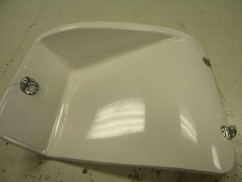 Off white hatch wake door fiberglass stainless steel hatch #101378 marine boat