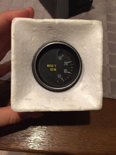 Vintage nos stewart warner water temp gauge 2 1/16&#034; diameter
