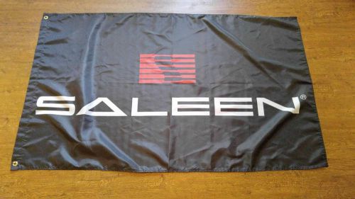 Saleen logo brand flag banner 3x5ft 90x150cm mustang roush gt500 gt350 garage