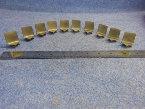 Lot of 10 aviation turbine engine blades only for collectors