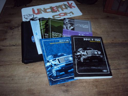 2011 ford f150 xlt lariat 4x4 reg/super/crewcab owners manual 11 free ship 4 usa