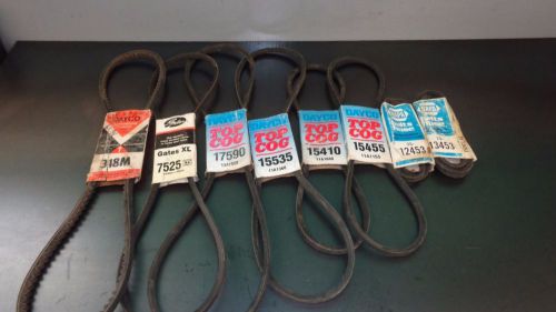 Wholesale lot of (8) new napa gates dayco v-belt belts