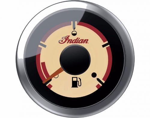 Genuine indian motorcycles chief chrome fuel gauge 2880731-156