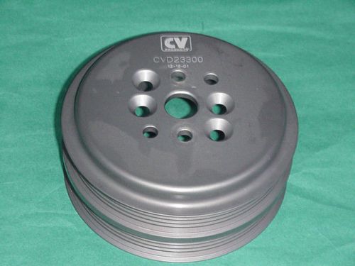 Billet aluminum serpentine water pump pulley