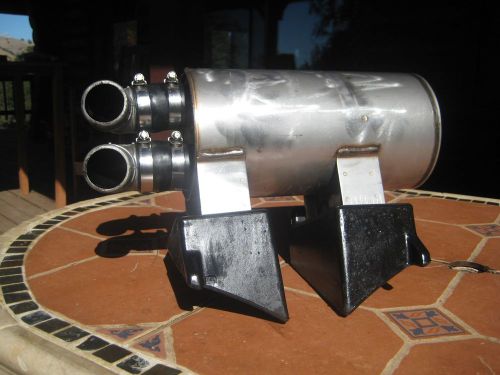 Kawasaki 650 sx oem water box complete with rubber feet &amp; elbows &amp; clamps nice!