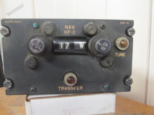 G277 hf nav radio controller dc8 dc9 b 707 black unit