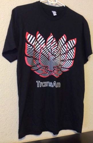 Trans am 2007 tour dates black/red medium t-shirt by american apparel