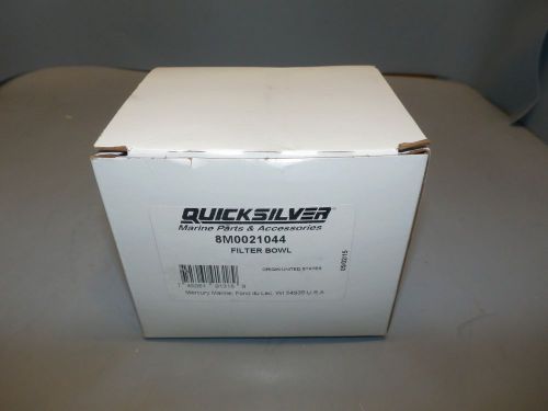 New genuine mercury mercruiser quicksilver oem part # 8m0021044 filter bowl