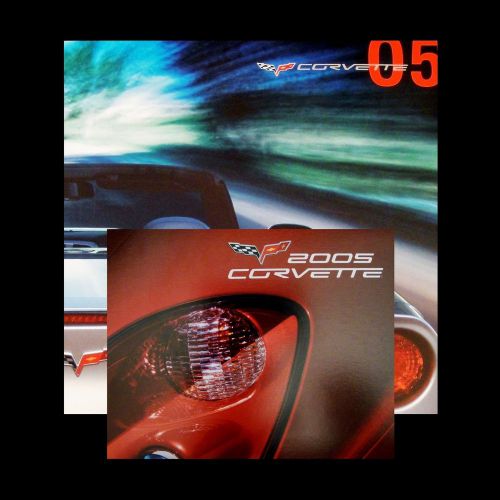 Corvette 2005 dealer book + dvd + 2004 naias brochure - ls2 chevrolet - 6.0l 364