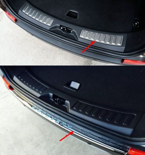 For discovery sport 2015-2016 rear bumper inside/outside door sill plate scuff