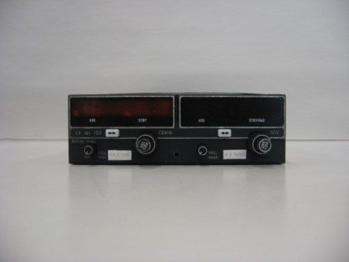 King kx 165 nav/comm with glideslope - 28 volt - certified and tagged