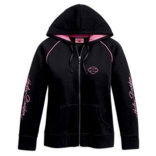Women's harley davidson pink label activewear hoodie size xs