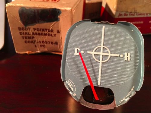 1960 ford car galaxie fairlane custom 500 temperature gauge nos