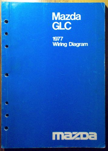 1977 mazda glc wiring diagram service shop manual 77 oem