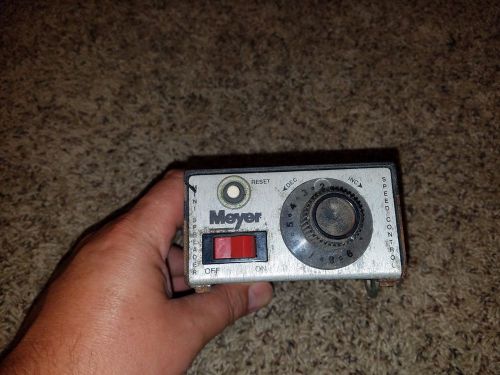 Meyers plow speed controller 08612