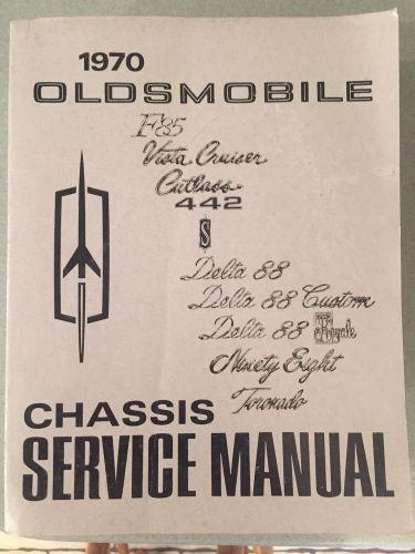 1970 oldsmobile chassis service manual