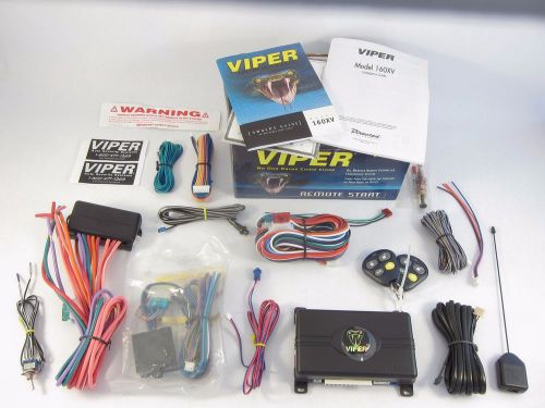Viper 160xv car remote start unit with keyless entry and 2 474v transmitters