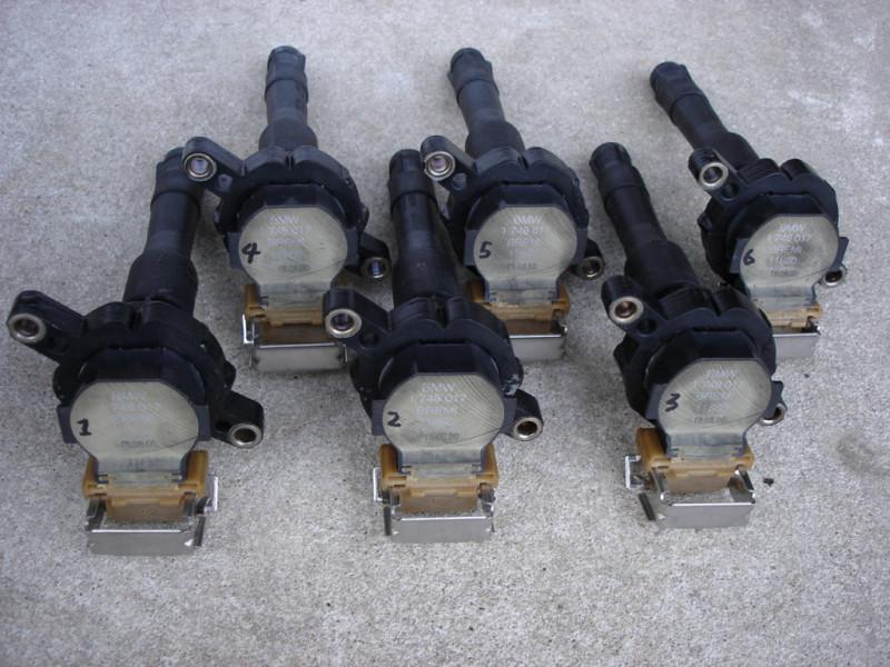 Purchase 1 set of 6 Genuine BMW ignition coil packs 11317480182 and sockets 12139067831 in