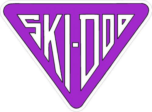 #682 (1) 3" ski-doo racing bee skidoo bombardier vinyl decal laminated stickers