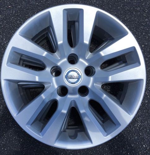 2010-2016 nissan altima 16" oem silver hubcaps (complete set of 4)