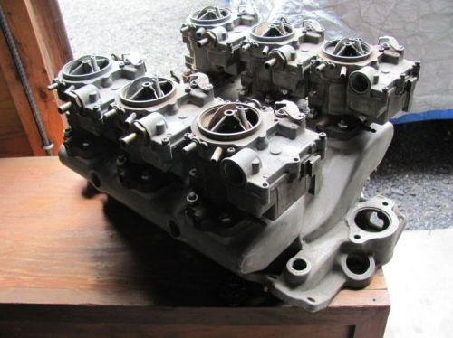 Vintage small block chev 6 deuce intake